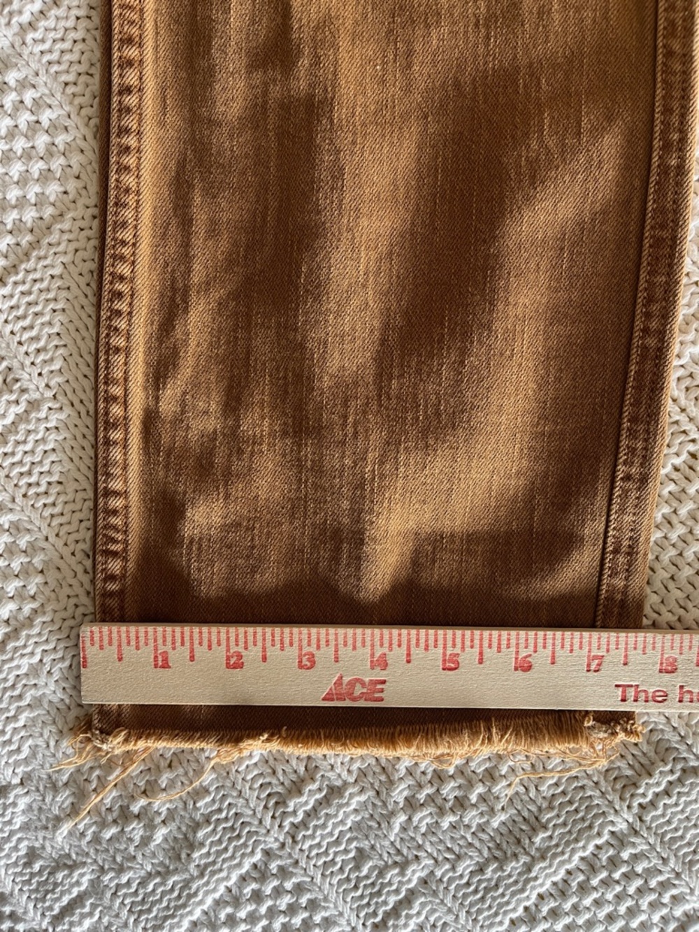 Pilcro Straight-Leg Cargo Pants in Warm Tan - Picture 9 of 13